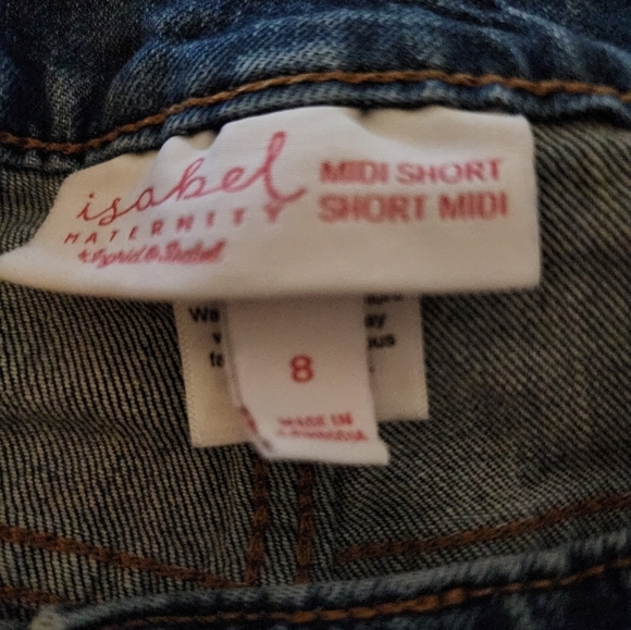 Isabel maternity shorts - Picture 3 of 3